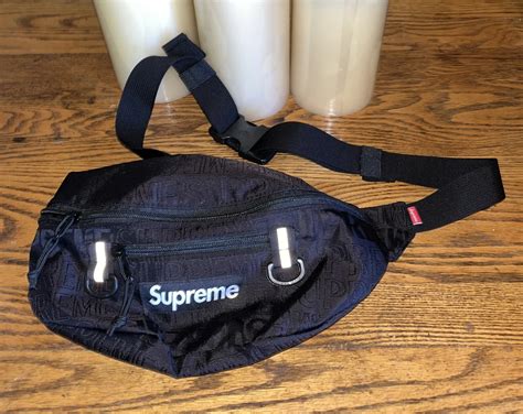 fake supreme waist bag ss18|supreme fanny pack waist bag.